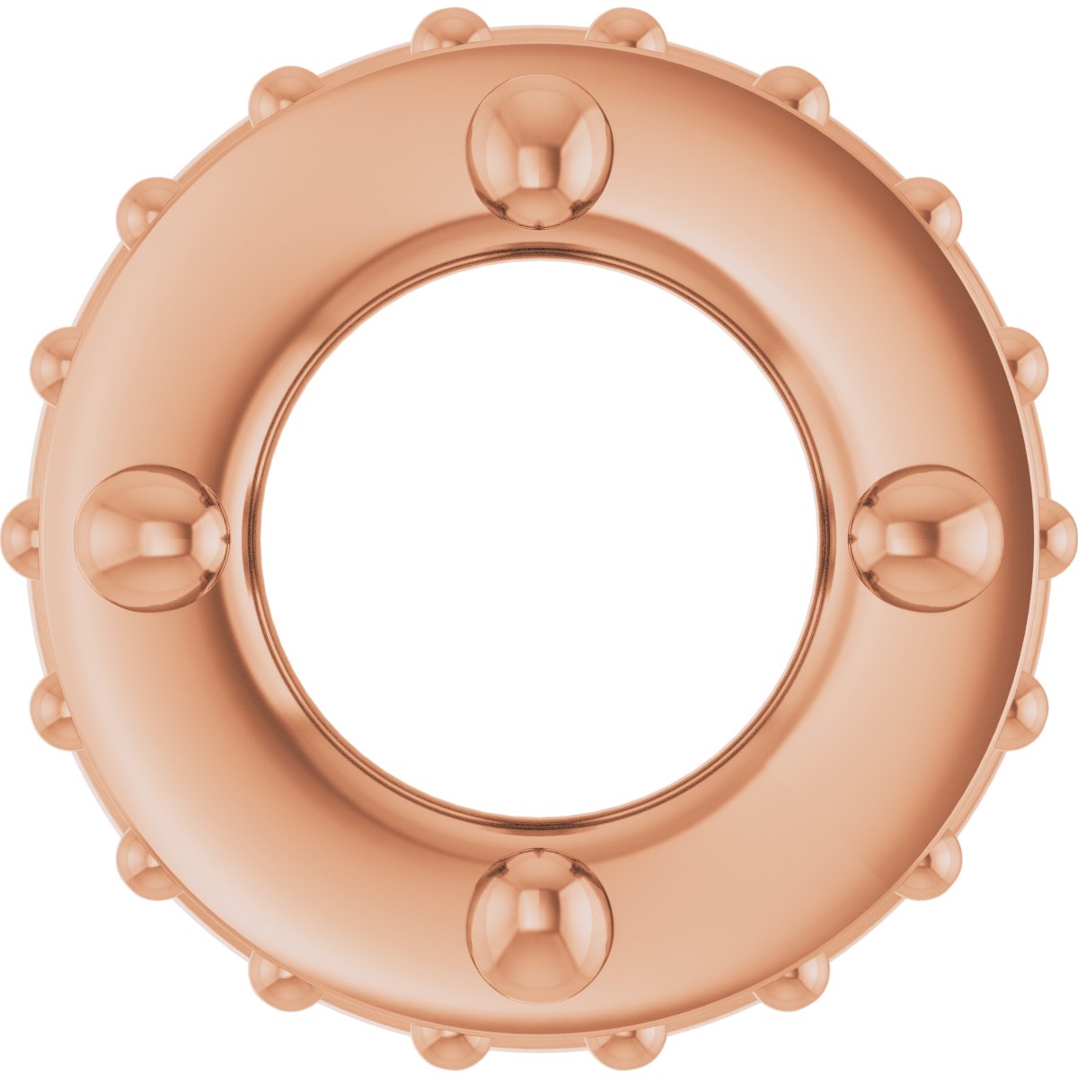 Hidden Halo-Style Bezel-Style Pendant