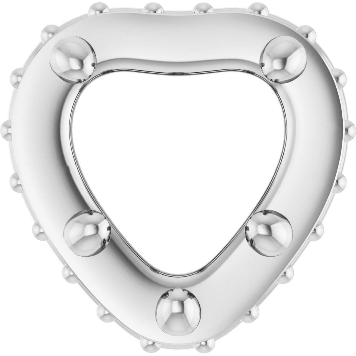 Hidden Halo-Style Bezel-Style Pendant
