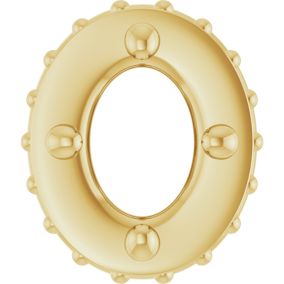 Hidden Halo-Style Bezel-Style Pendant