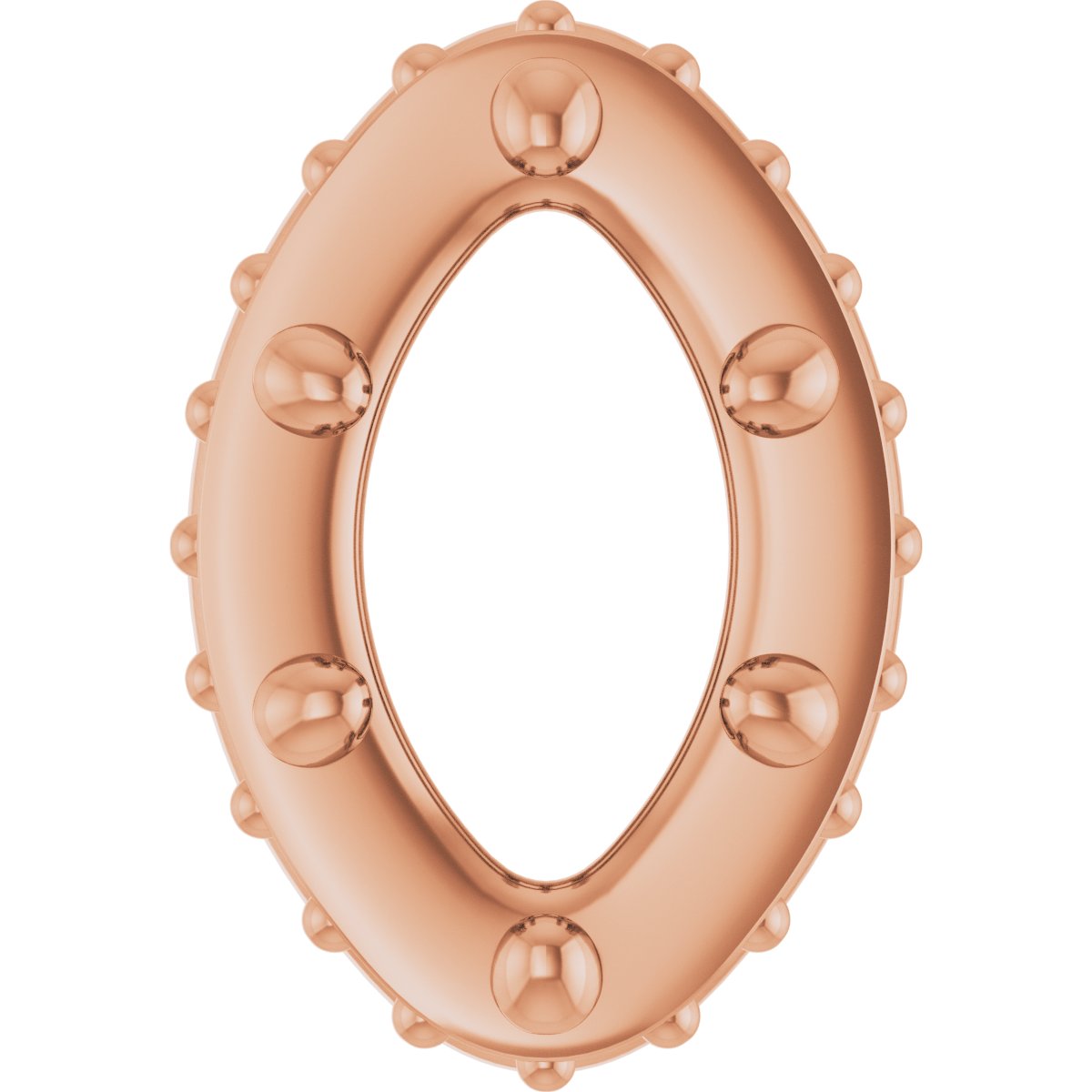 Hidden Halo-Style Bezel-Style Pendant