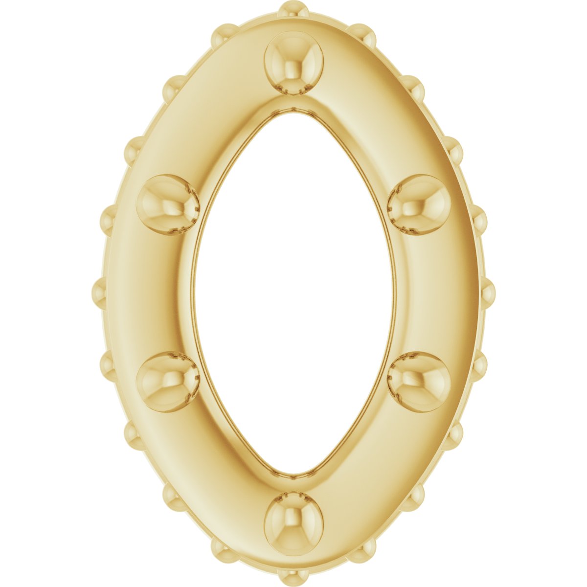Hidden Halo-Style Bezel-Style Pendant