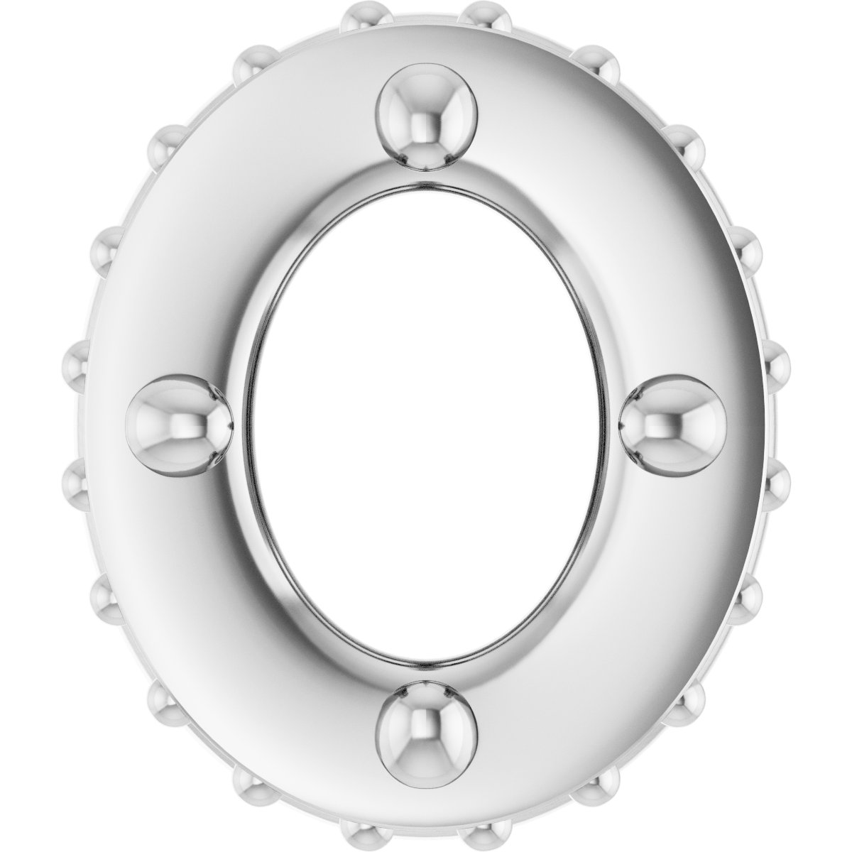 Hidden Halo-Style Bezel-Style Pendant