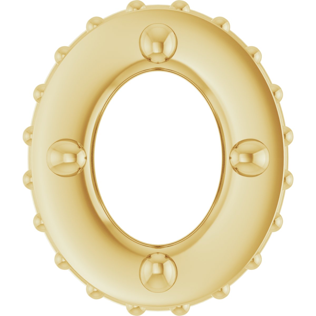 Hidden Halo-Style Bezel-Style Pendant