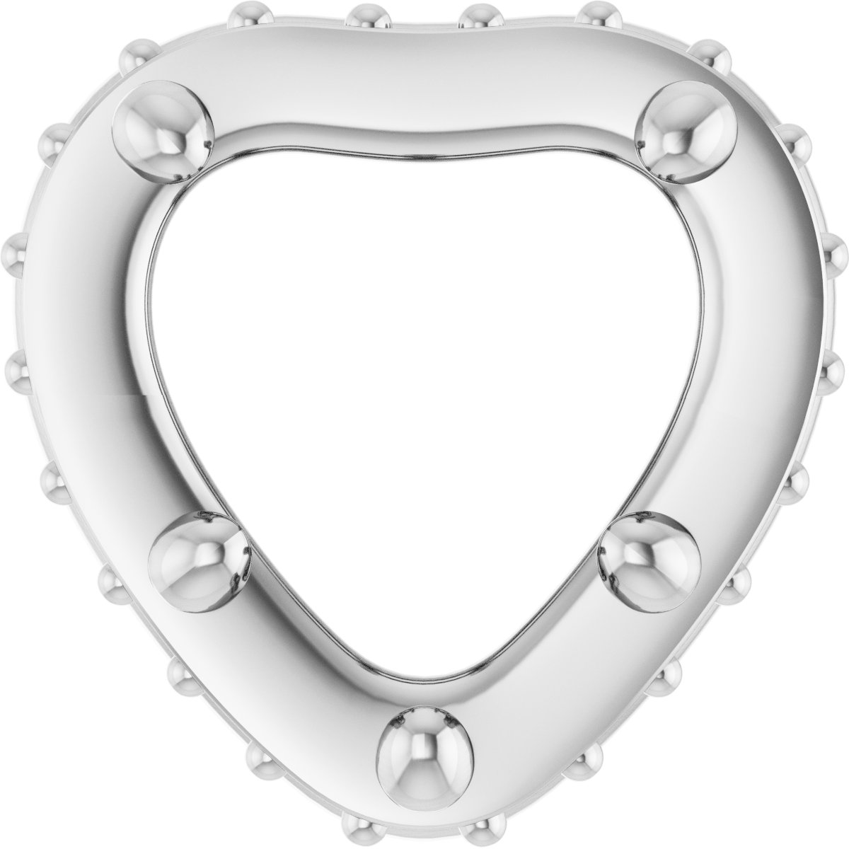 Hidden Halo-Style Bezel-Style Pendant