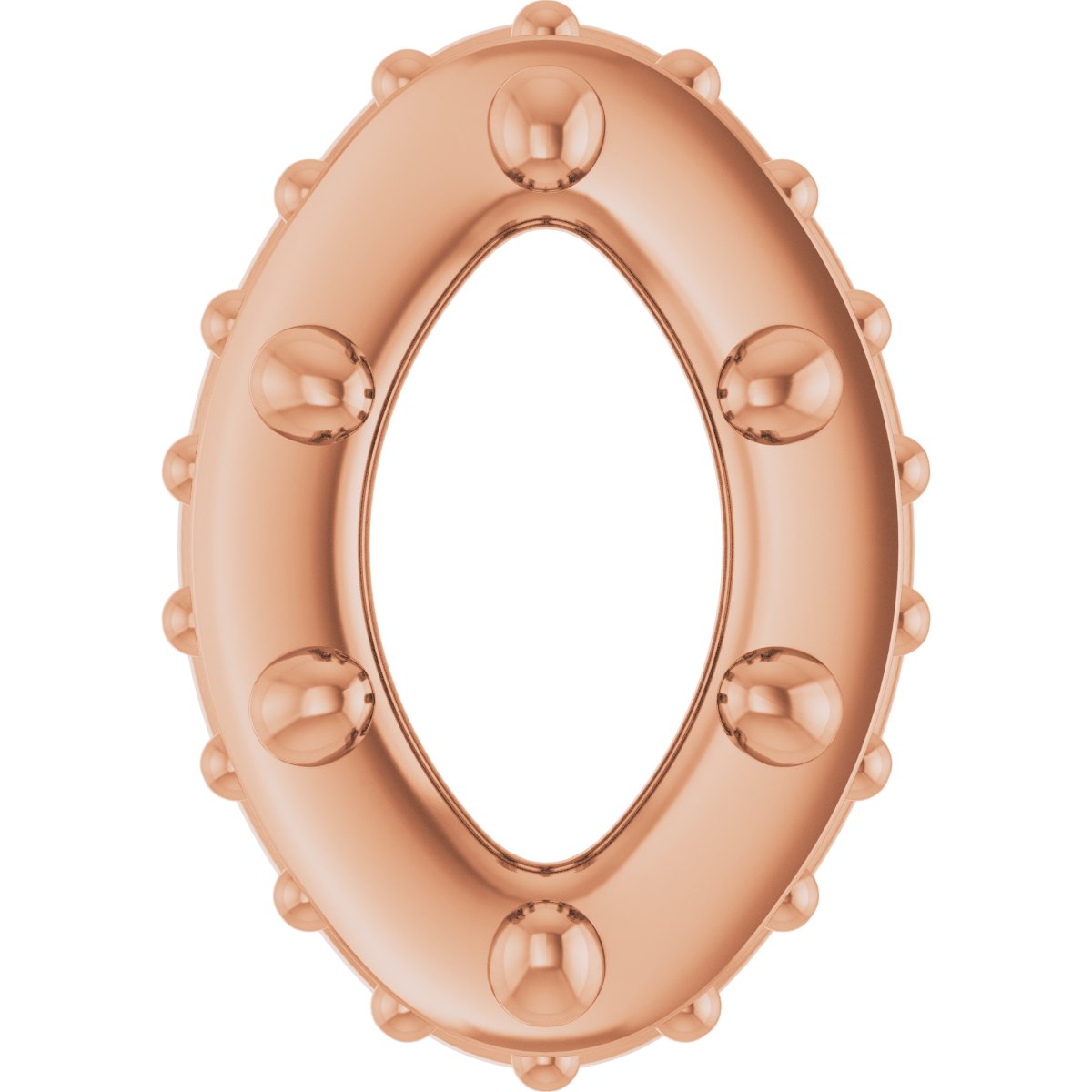 Hidden Halo-Style Bezel-Style Pendant