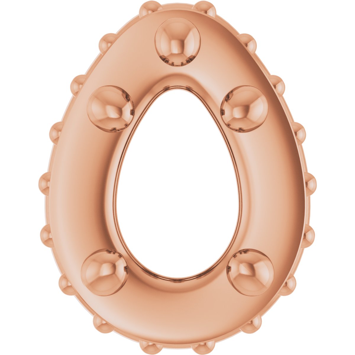 Hidden Halo-Style Bezel-Style Pendant