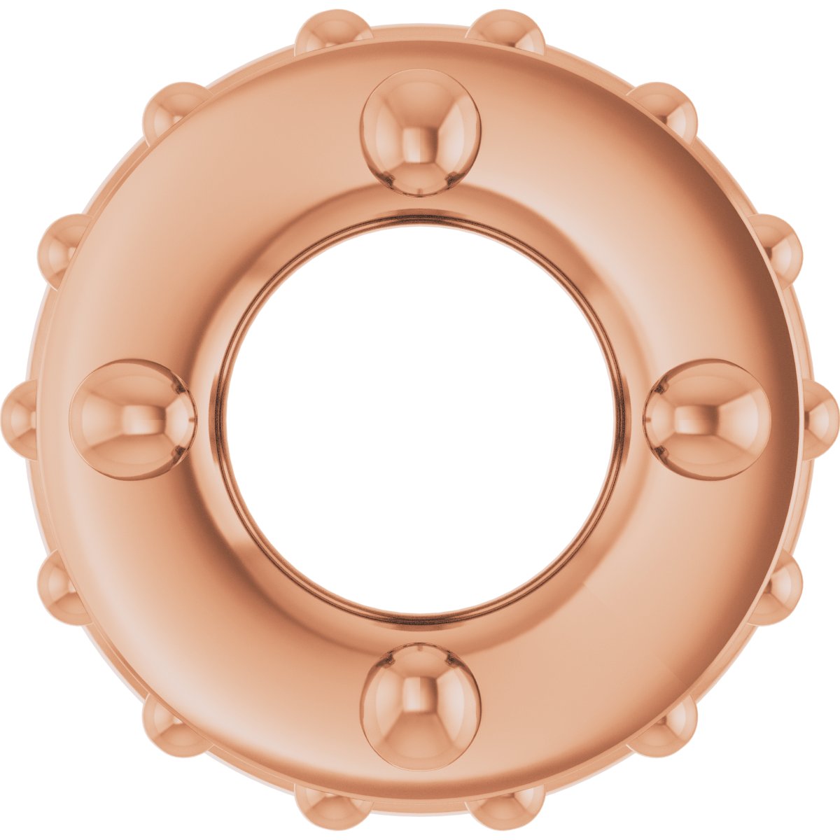 Hidden Halo-Style Bezel-Style Pendant