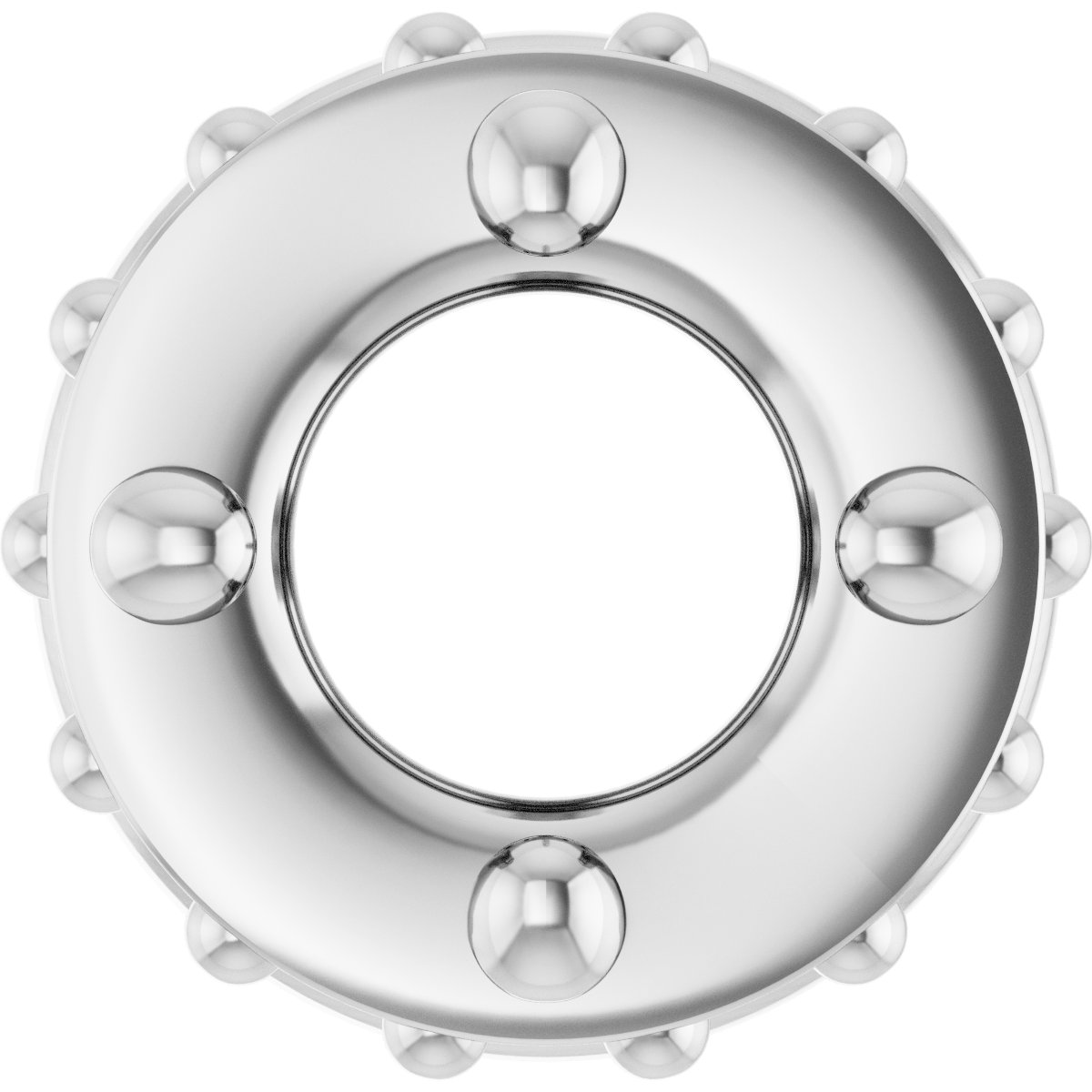 Hidden Halo-Style Bezel-Style Pendant