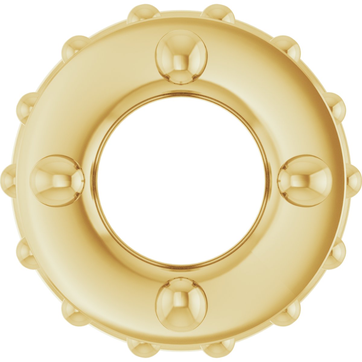 Hidden Halo-Style Bezel-Style Pendant