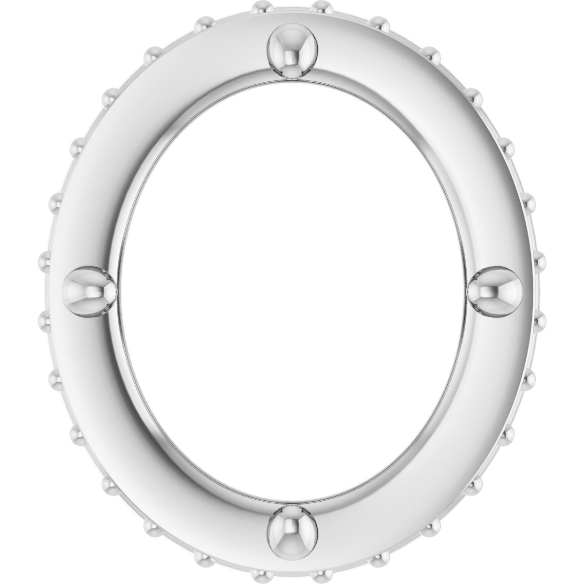 Hidden Halo-Style Bezel-Style Pendant