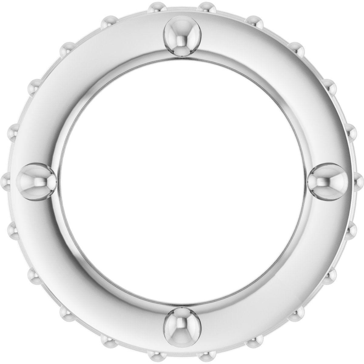 Hidden Halo-Style Bezel-Style Pendant