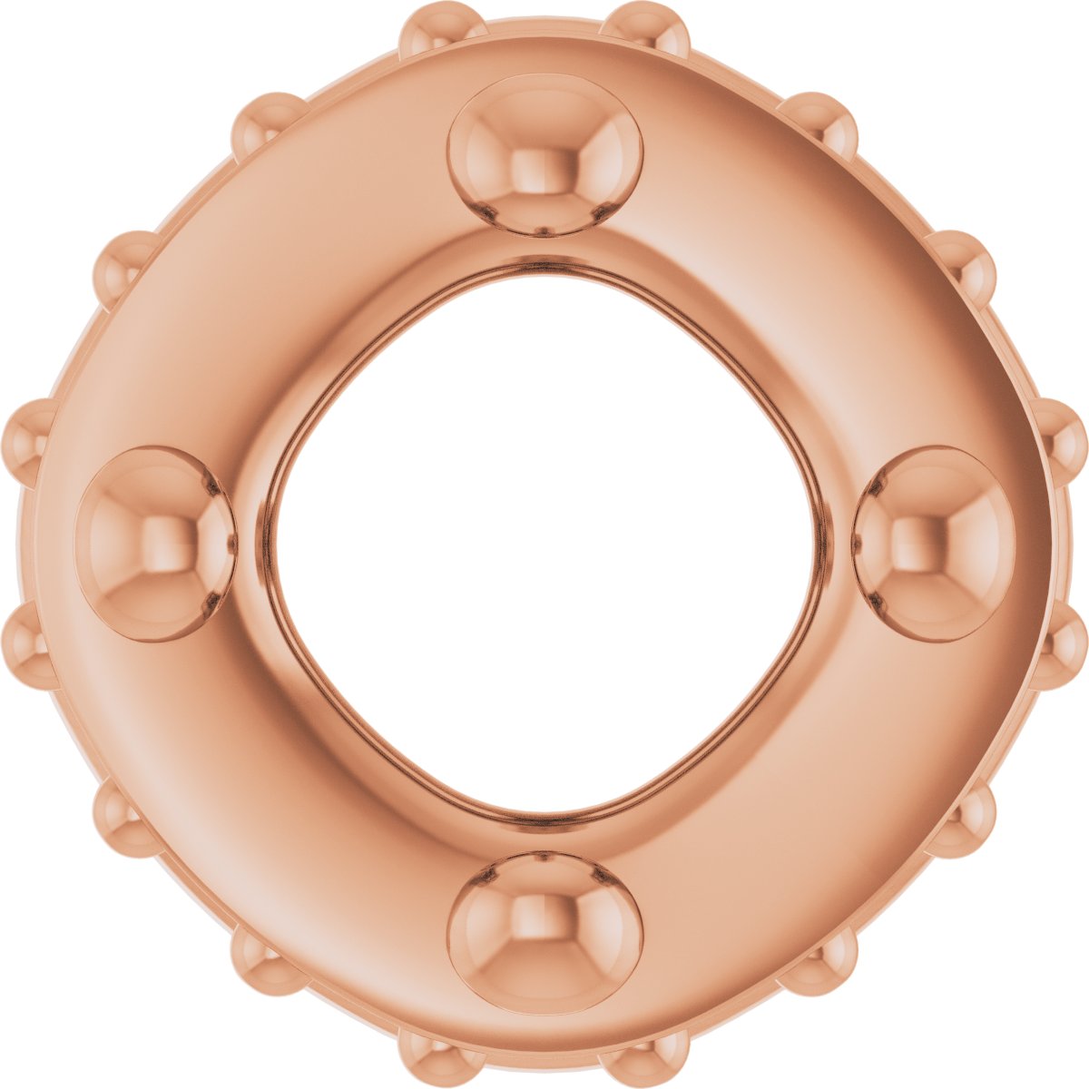 Hidden Halo-Style Bezel-Style Pendant