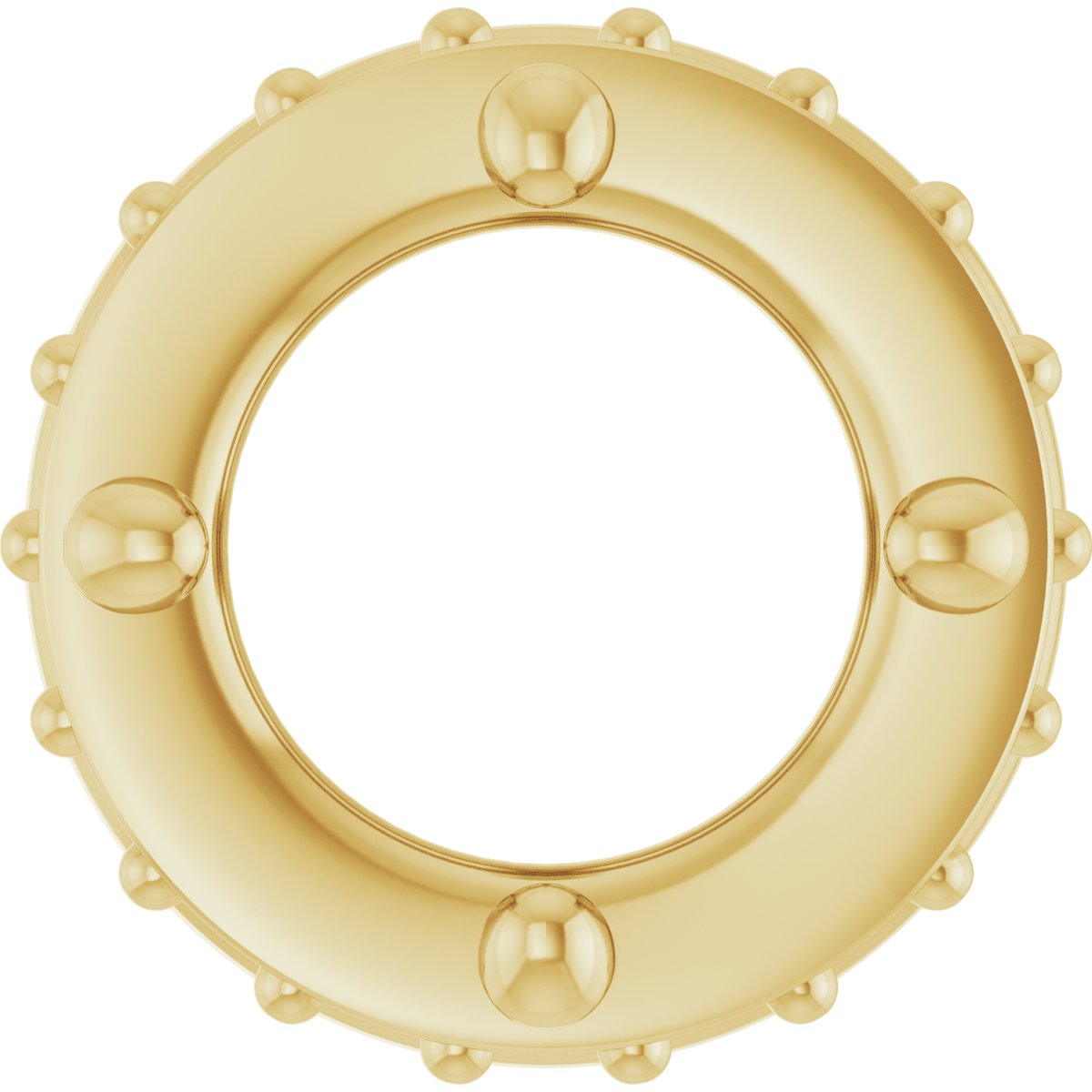 Hidden Halo-Style Bezel-Style Pendant
