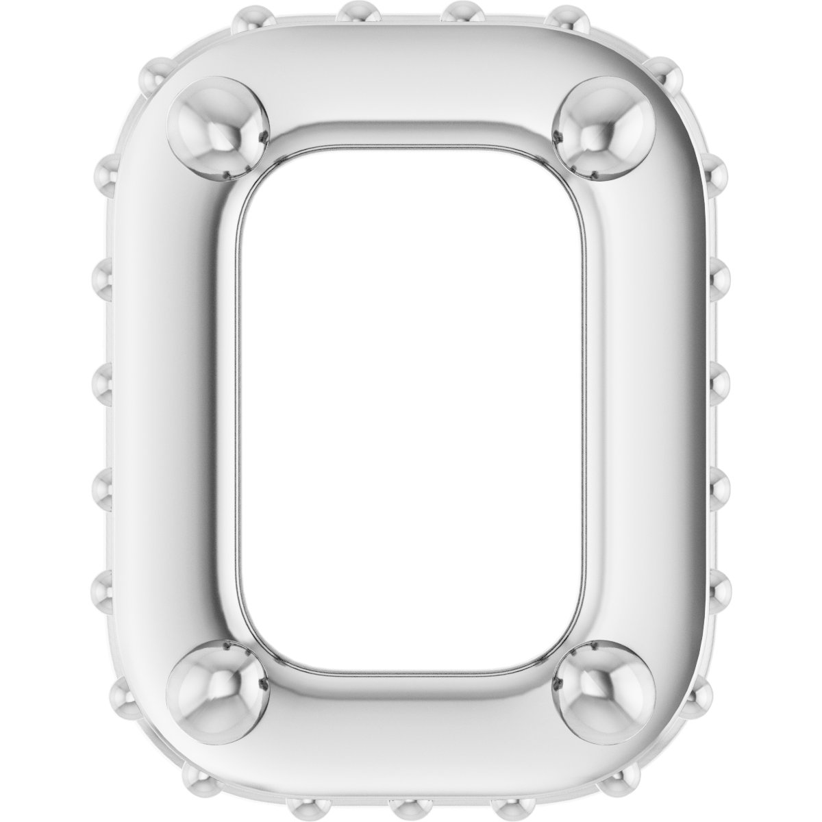 Hidden Halo-Style Bezel-Style Pendant