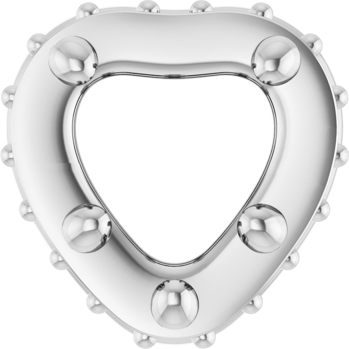 Hidden Halo-Style Bezel-Style Pendant