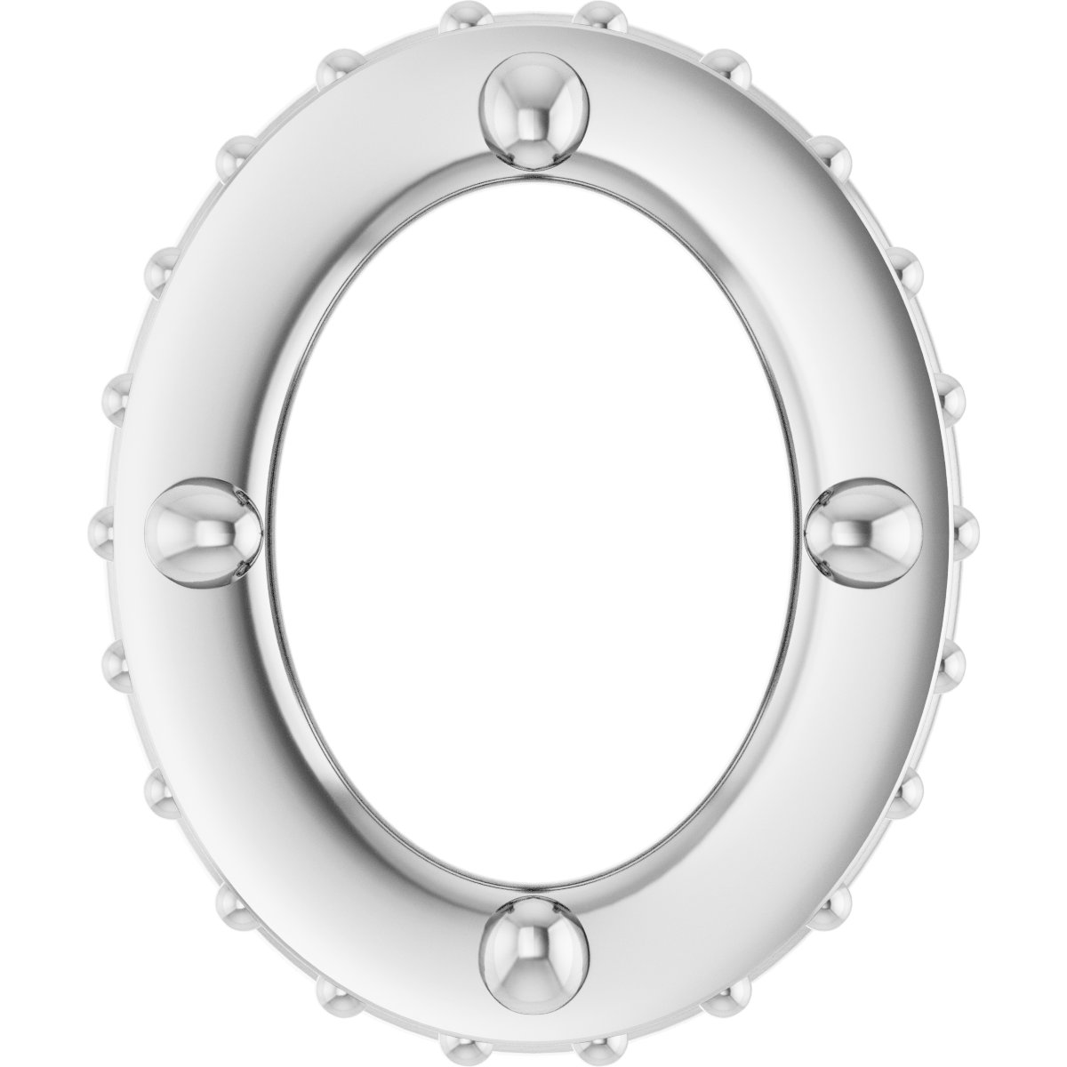 Hidden Halo-Style Bezel-Style Pendant