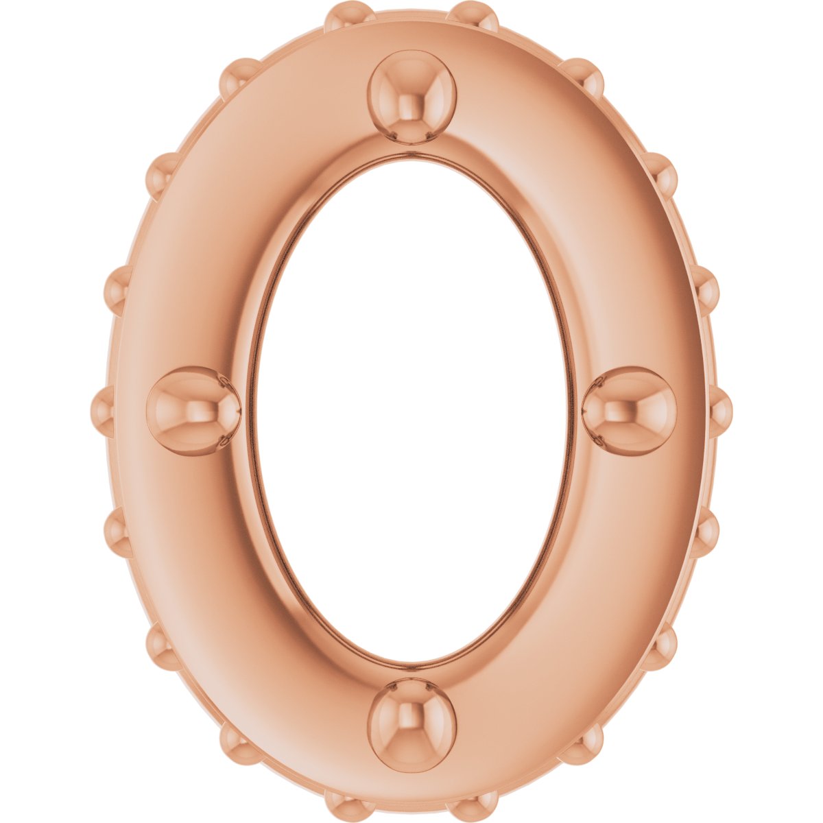 Hidden Halo-Style Bezel-Style Pendant