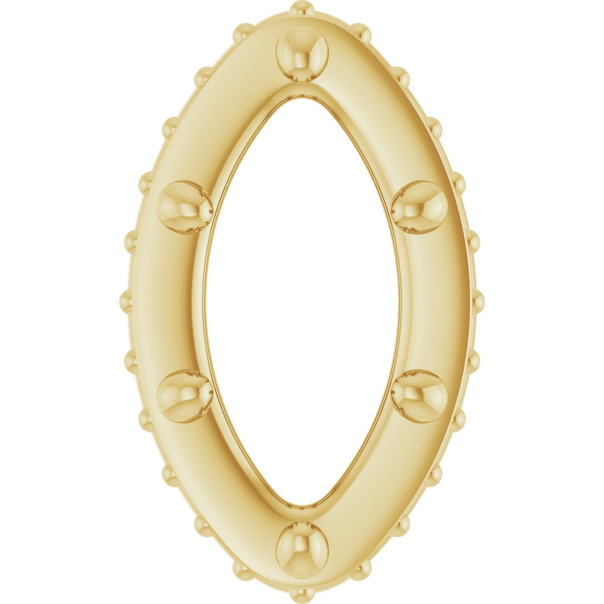 Hidden Halo-Style Bezel-Style Pendant