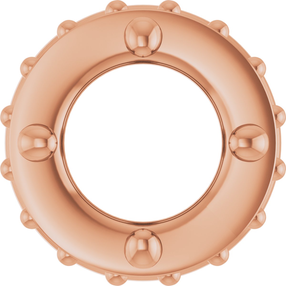 Hidden Halo-Style Bezel-Style Pendant