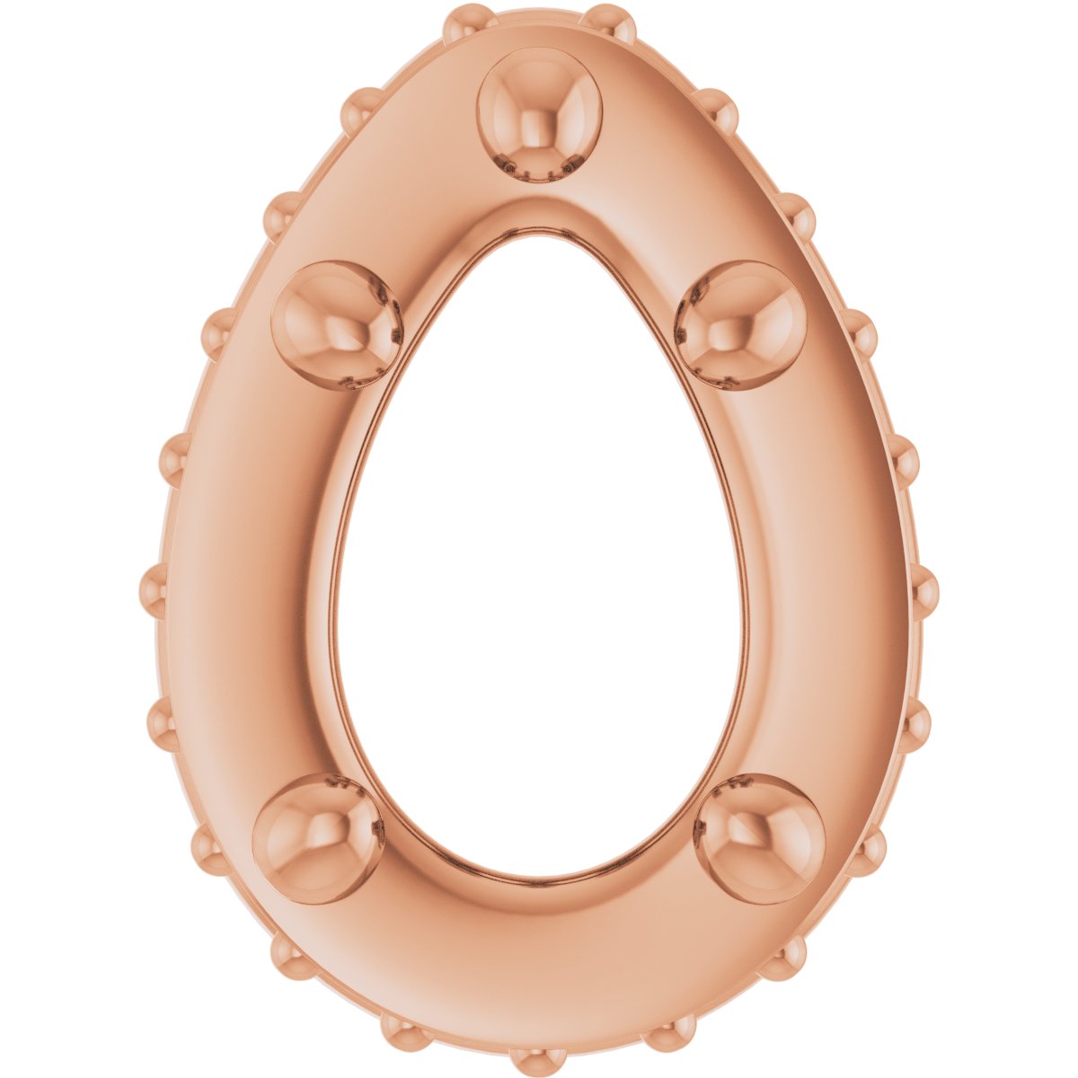 Hidden Halo-Style Bezel-Style Pendant