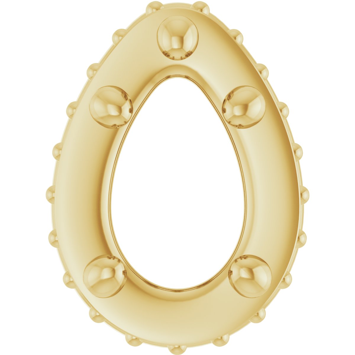 Hidden Halo-Style Bezel-Style Pendant