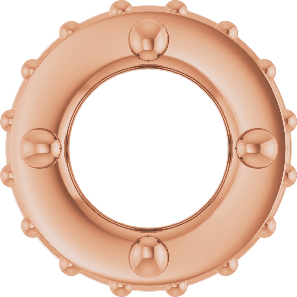 Hidden Halo-Style Bezel-Style Pendant