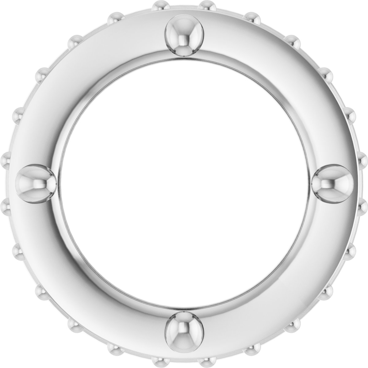 Hidden Halo-Style Bezel-Style Pendant