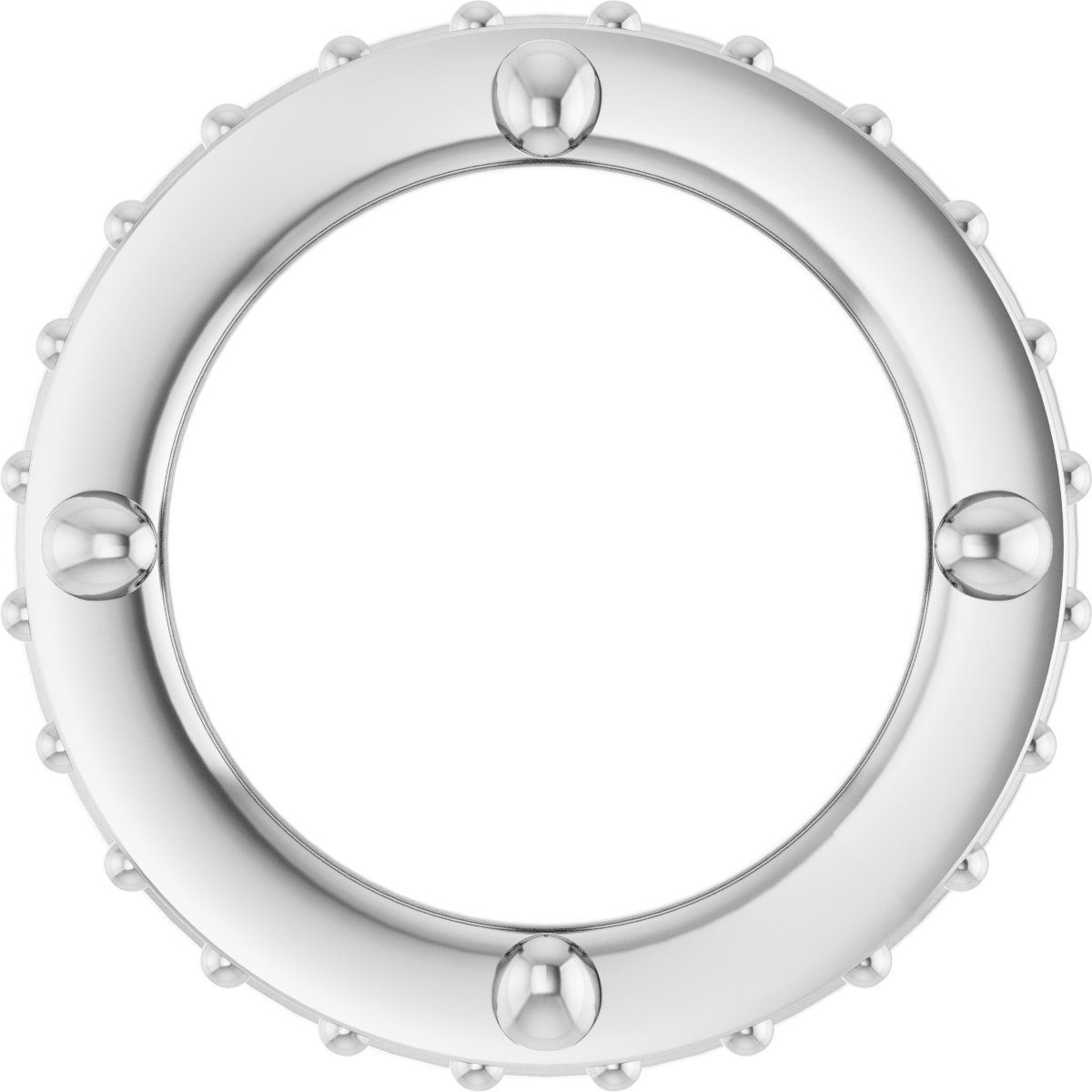 Hidden Halo-Style Bezel-Style Pendant