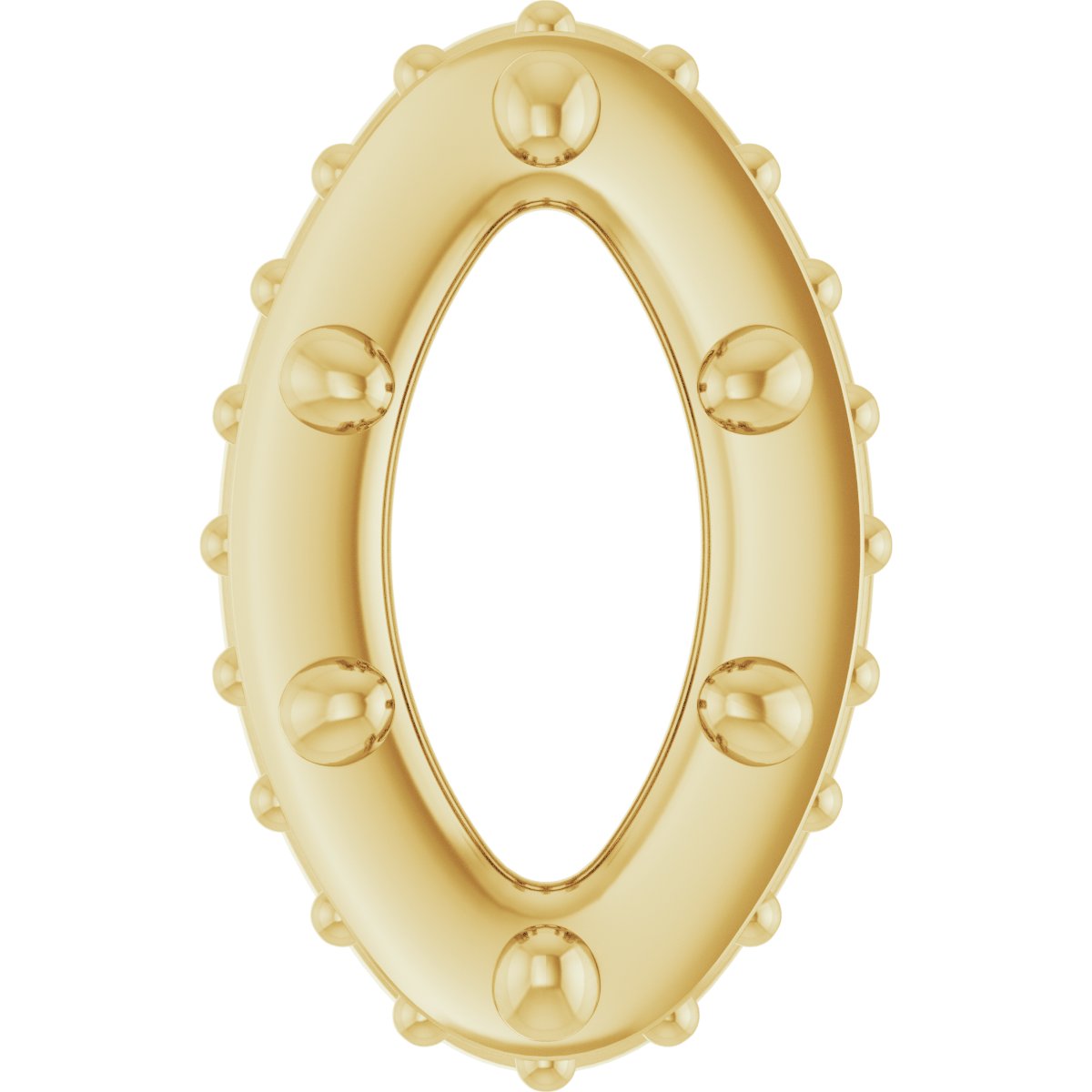 Hidden Halo-Style Bezel-Style Pendant