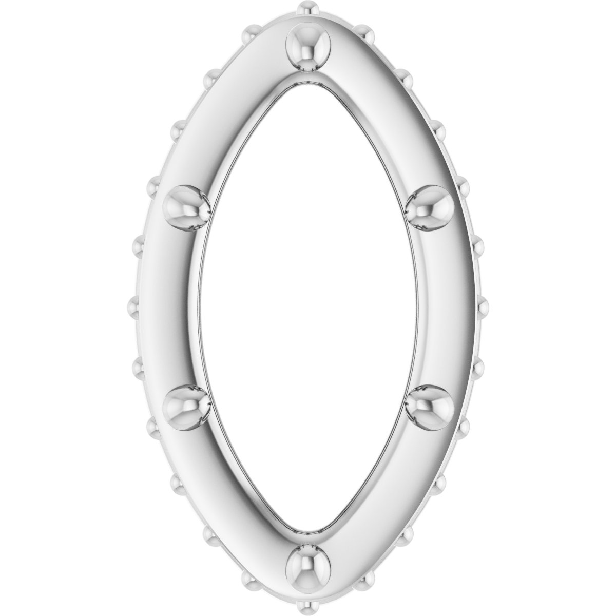 Hidden Halo-Style Bezel-Style Pendant