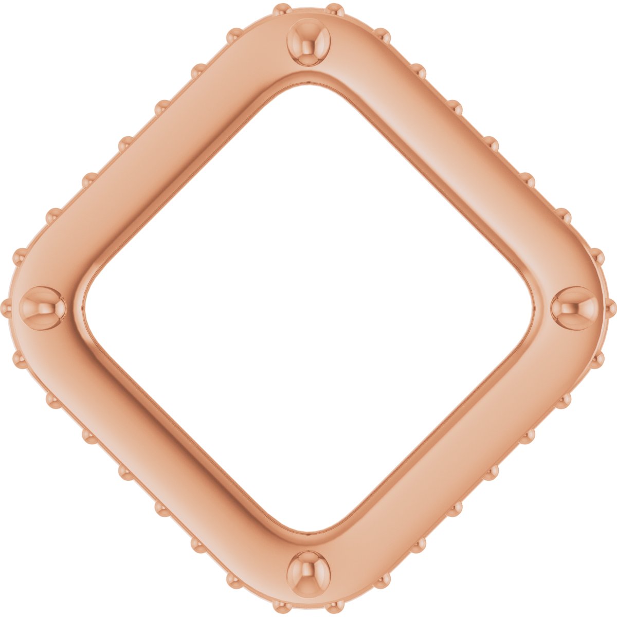 Hidden Halo-Style Bezel-Style Pendant