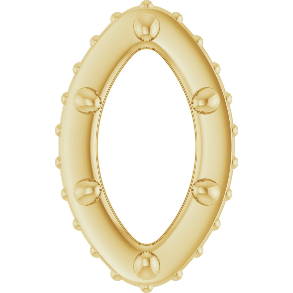 Hidden Halo-Style Bezel-Style Pendant