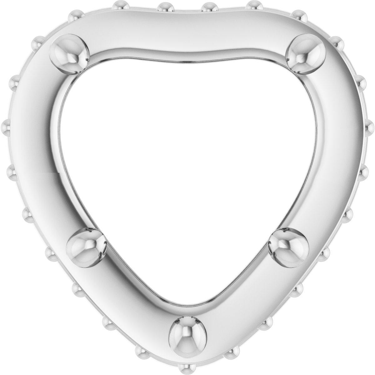 Hidden Halo-Style Bezel-Style Pendant