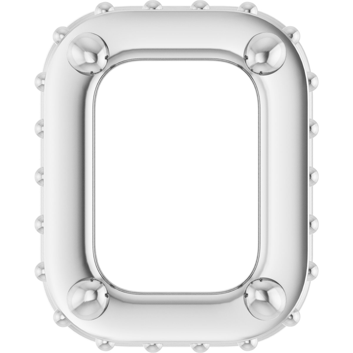 Hidden Halo-Style Bezel-Style Pendant