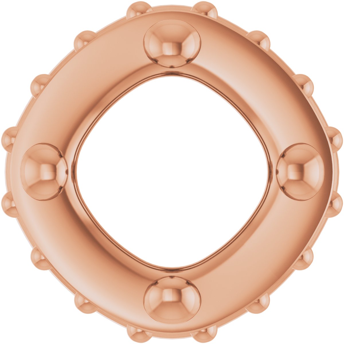 Hidden Halo-Style Bezel-Style Pendant