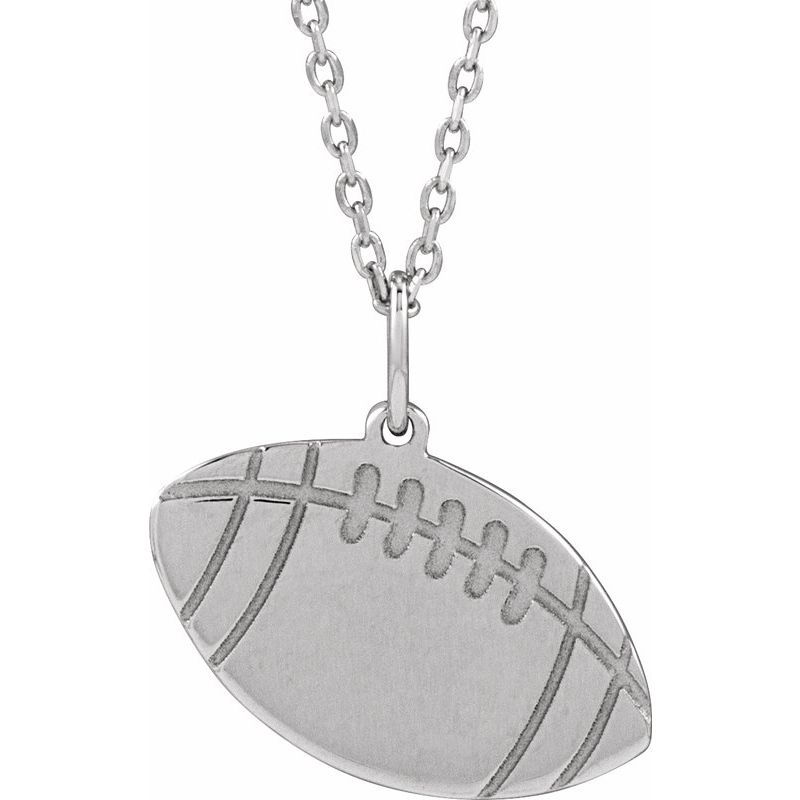 Engravable Sports Ball Necklace or Pendant