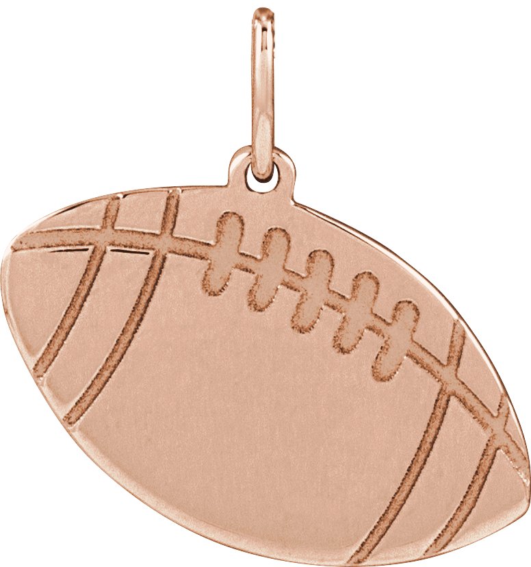Engravable Sports Ball Necklace or Pendant
