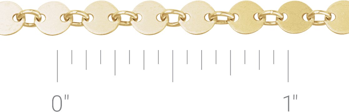 4 mm Mirror Chain by the Inch