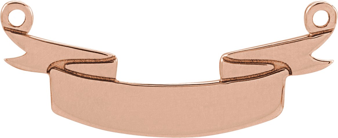 Engravable Ribbon Necklace or Center