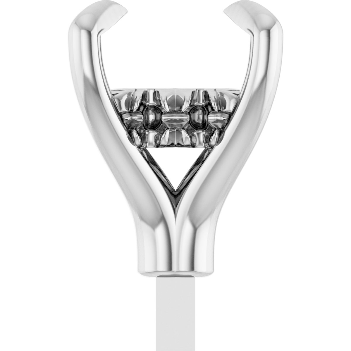 4-Prong Pre-Notched Claw Hidden Halo-Style Peg Setting
