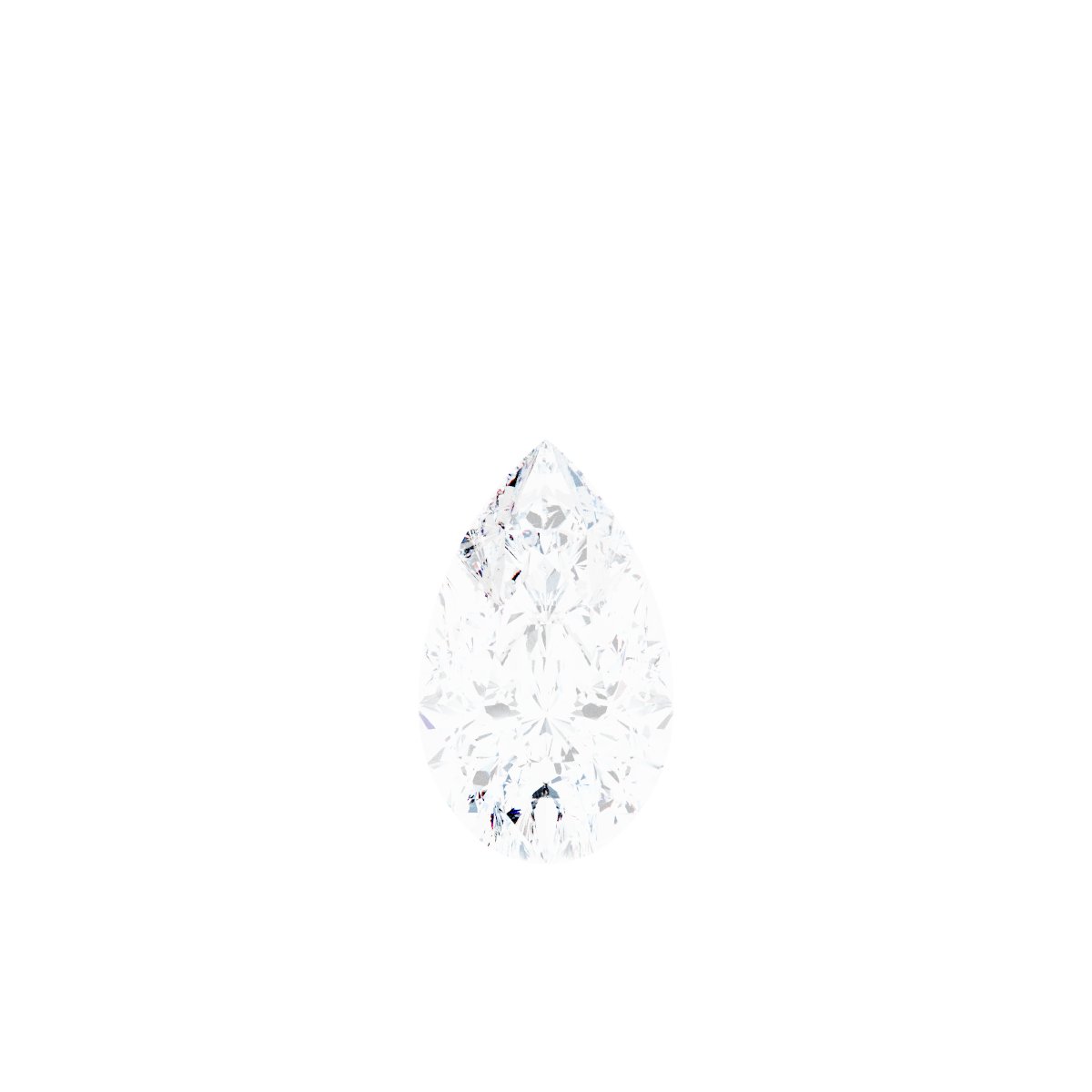 Bezel-Set Solitaire Puffed Dangle