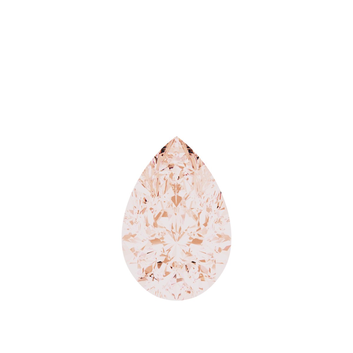 Bezel-Set Solitaire Puffed Dangle