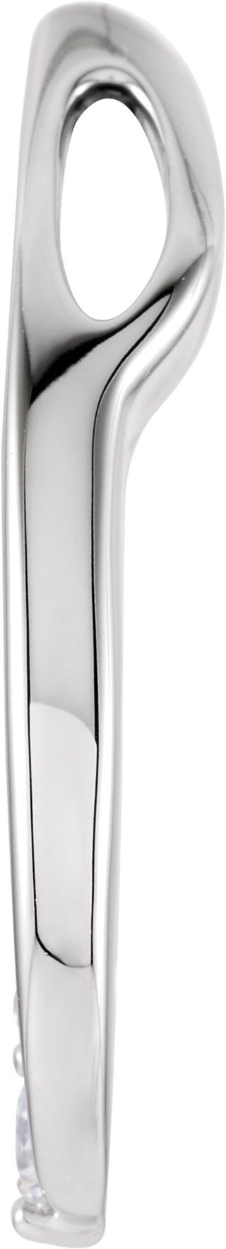 Alternative view of Three-Stone Freeform Pendant