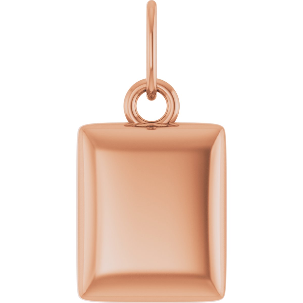 Engravable Puffed Dog Tag Necklace or Pendant