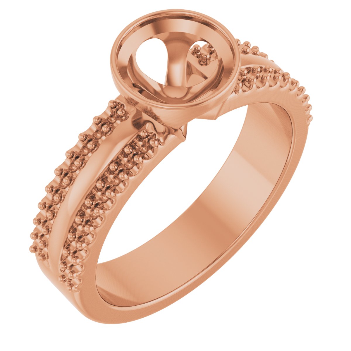 Bezel-Set Accented Engagement Ring or Band