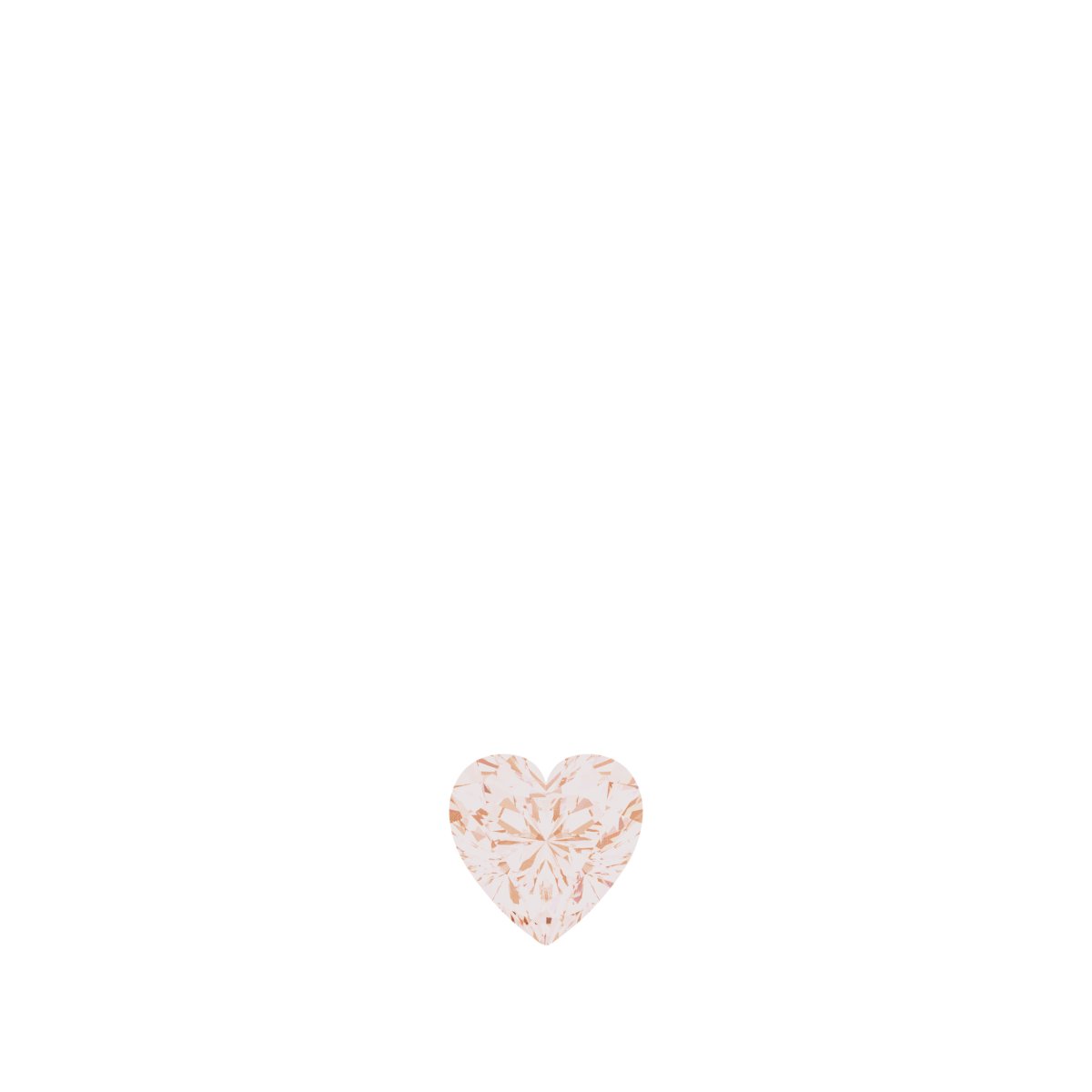 Puffed Solitaire Necklace or Charm/Pendant