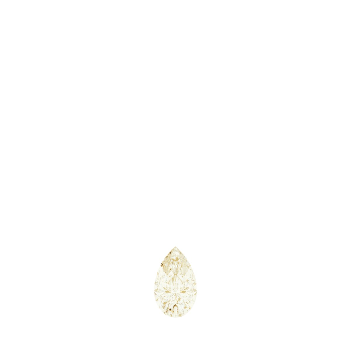 Puffed Solitaire Necklace or Charm/Pendant
