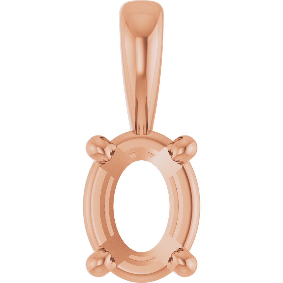 Oval Solitaire Pendant