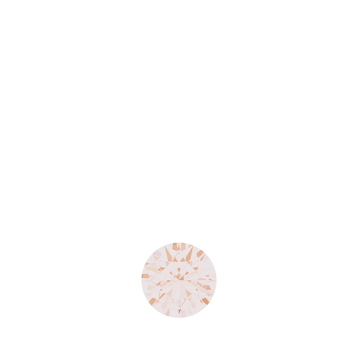 Puffed Solitaire Necklace or Charm/Pendant