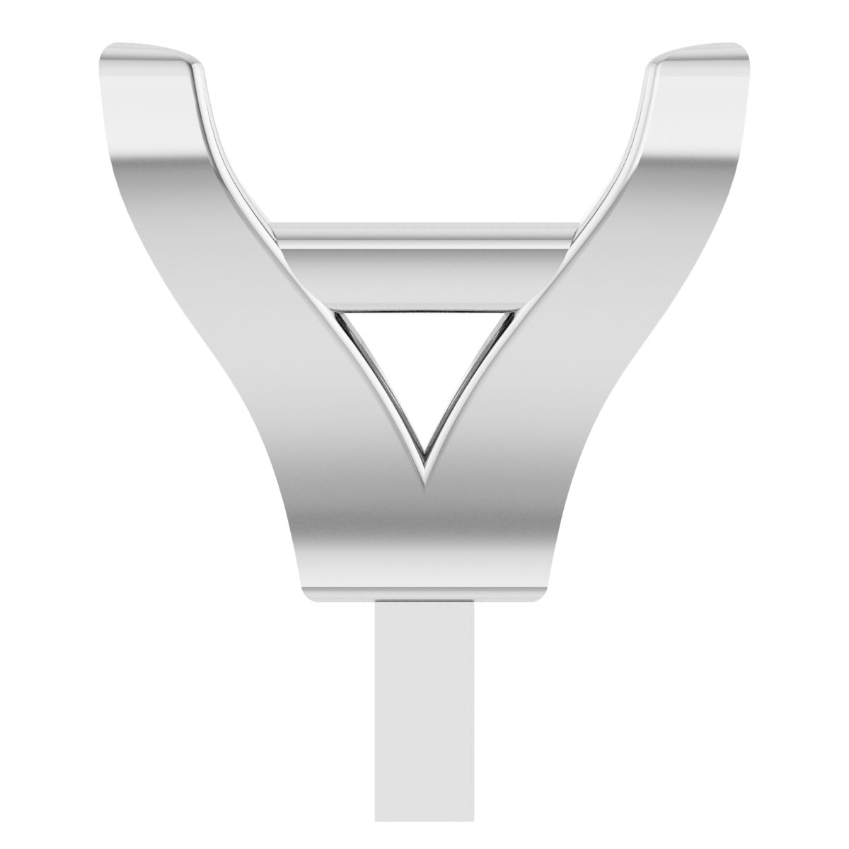 Square V-Prong Peg Setting